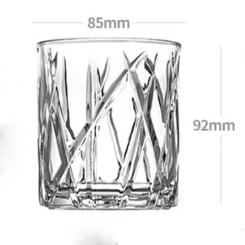 335ml Fashion Whiskey Glass Glassware for Cocktail Scotch Bourbon Gin Vodka Brandy Party Creative Beer Cup Transparent Drinkware