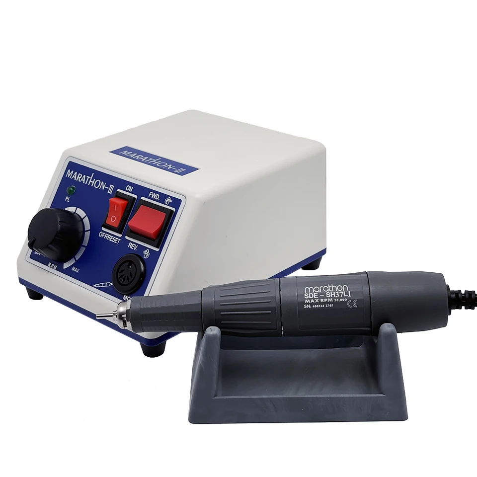 Pulidora Con Micromotor Dental 35000 RPM – Para Joyería, Cerámica, Madera, Uñas, Incluye Pedal Y Pieza De Mano