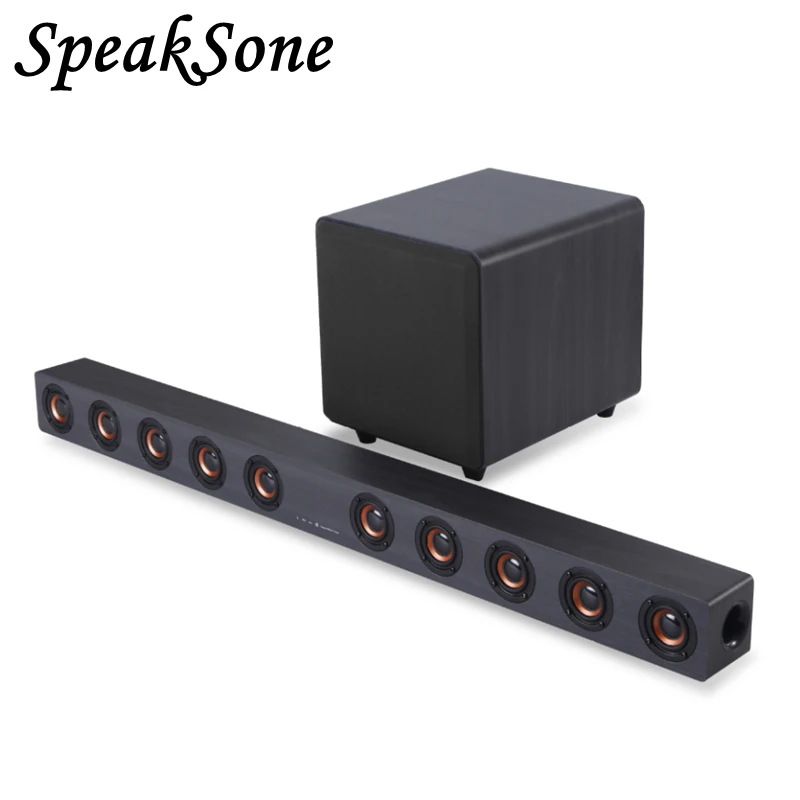 100W Soundbar for TV 2.1 Channel Wireless Bluetooth 5.0 Speaker Home Theater System with Subwoofer 3D Stereo Boombox Sound Box |