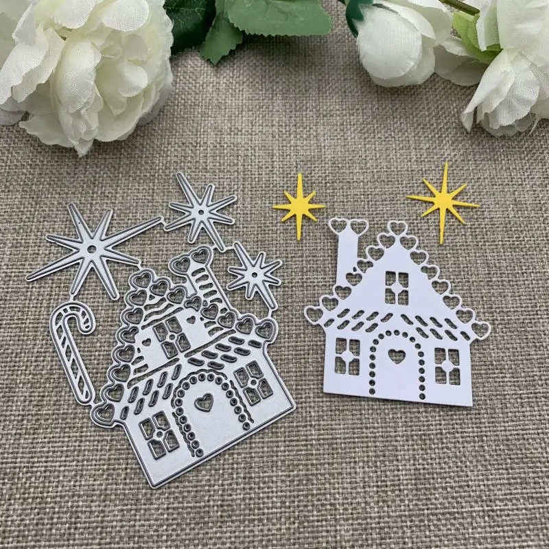 

Рождественская звезда, технические металлические Вырубные штампы для «сделай сам», скрапбукинг, декоративное тиснение, ручная работа, высечка, шаблон, форма