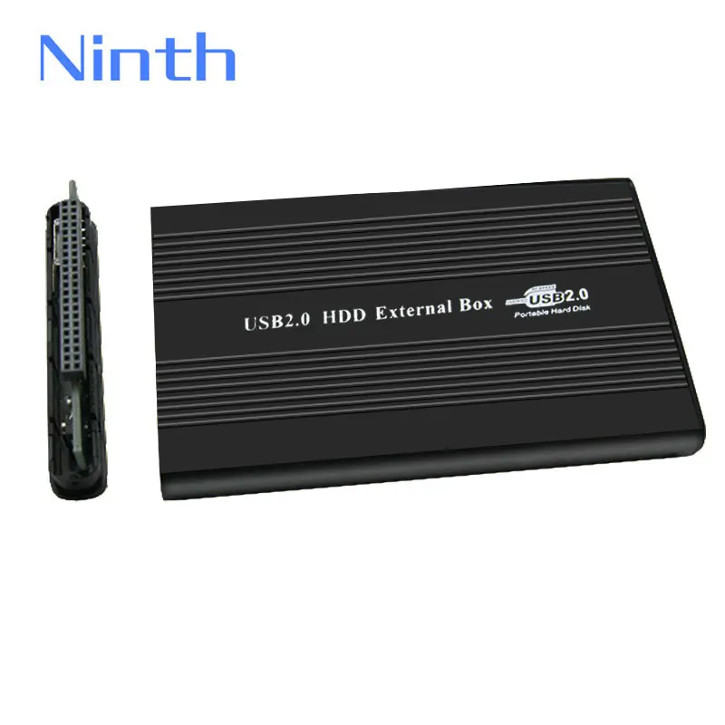 Caixa de Disco Rígido com Luz Led Caixa Externa Case Transportador 25 Ide Hdd Área de Trabalho Computador pc Usb 2.0