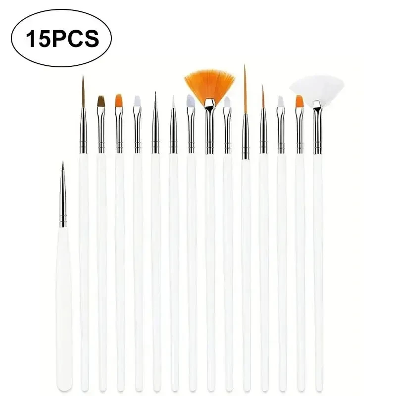 15pcs Fine Detail Paint Brush Set For Detailing Art Painting Acrylic Watercolor Oil Models