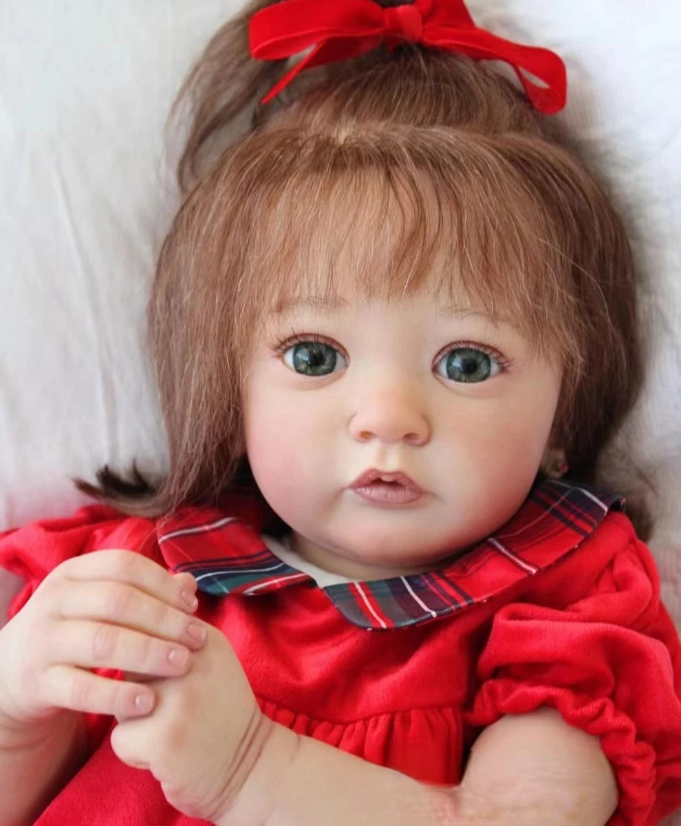 

Ayana с ручными корнями 58 см уже законченная Кукла-младенец реборн 100% куклы ручной работы с венами для детей