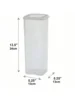 Bread boxes Plastic bread containers for bread storage on kitchen counters, high mask protectors, sandwich holders 3