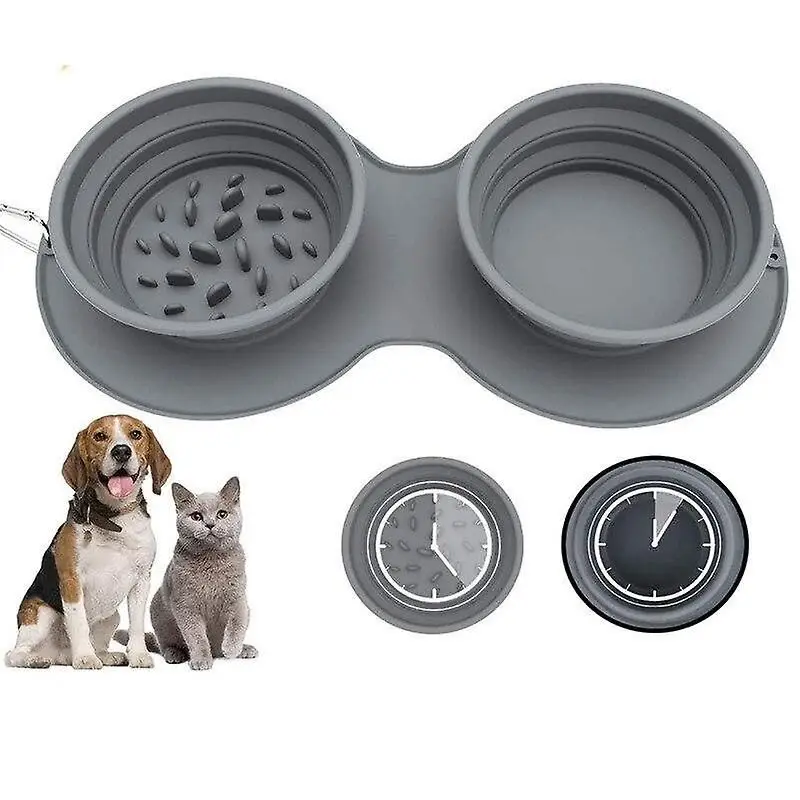 

Foldable Silicone Pet Bowls Non-toxic Portable Pet Travel Feeding Bowl Folding Puppy Cat Bowl Outdoor Food Dispenser Feeder