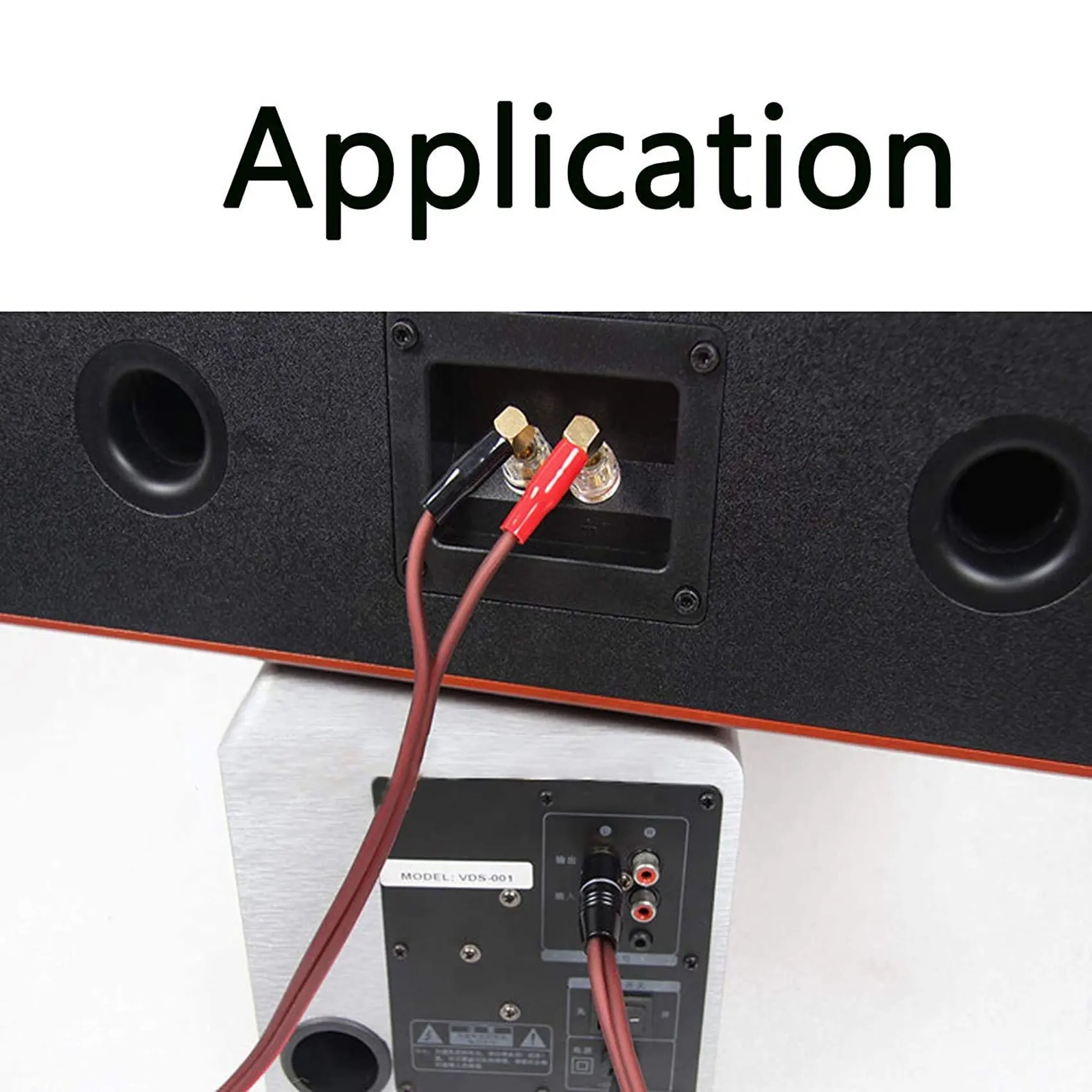 MEIRIYFA RCA Naar Banaan Pin Type Plug Speaker Kabel, Mannelijke Dual Draad Voor Versterker Subwoofer Mixer 5m 681675009