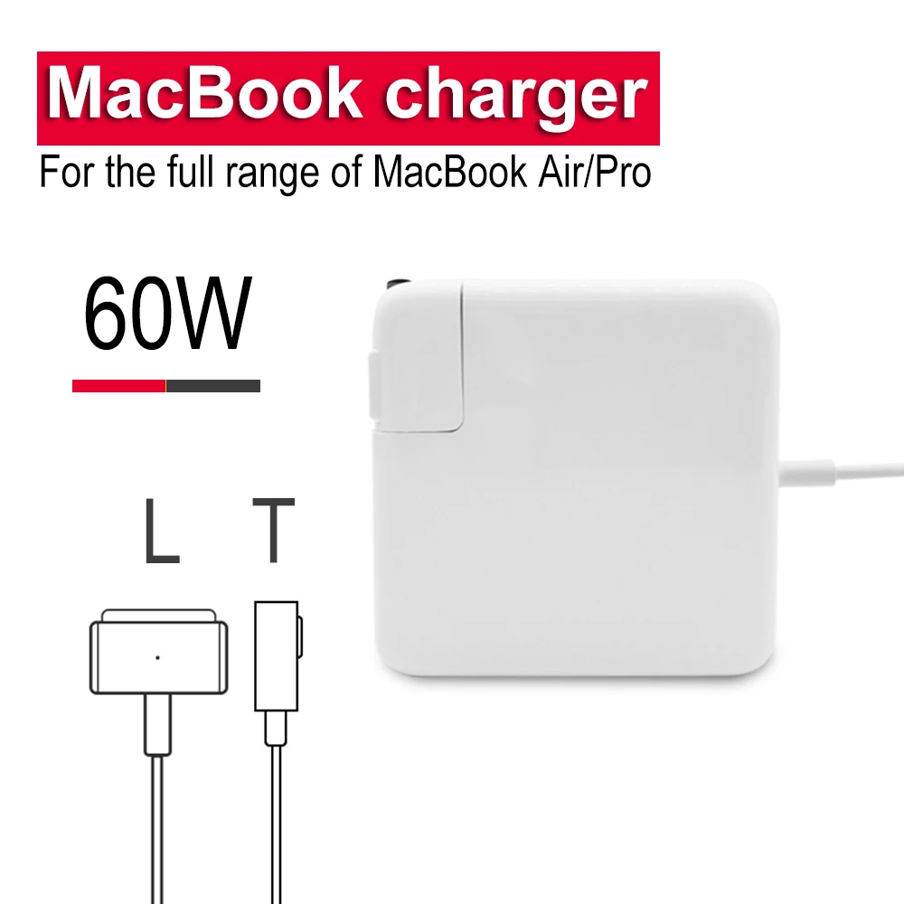

Зарядное устройство для MacBook Air 13/15/17 дюймов, 60 Вт, 14,85 в