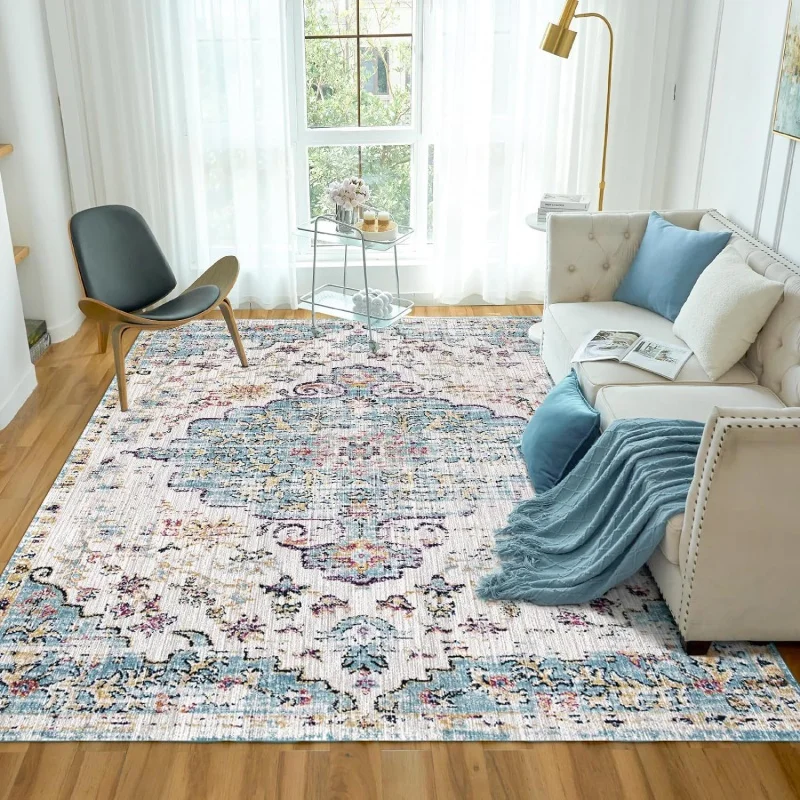 Non-slip Dirty-resistant Sofa Mat Easy to Clean American Persian Living Room Carpet