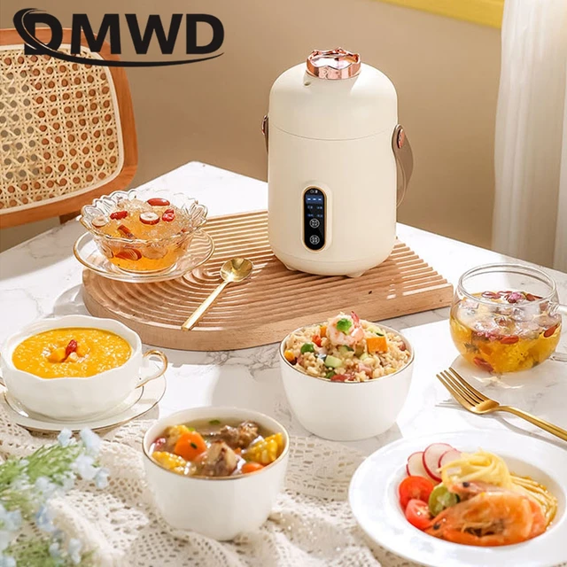 Dmwd Household Electric Cooker Mini Cooking Pot 0.8l Protable Bakeware Hot  Pot Baking Tray Food Steamer For Travel Dorm 220v - Multi Cookers -  AliExpress