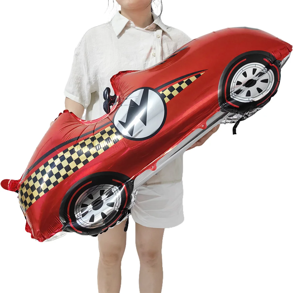 Traffic cone balloon race car party supplies
