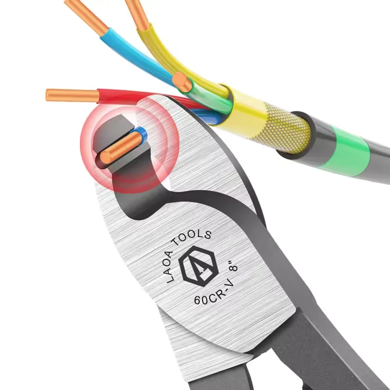 Cable Cutter LAOA Cable Cutter Cable Nippers Crimping Pliers Electrical Wire Stripper Combination CR-V Multifunction Hand Tools