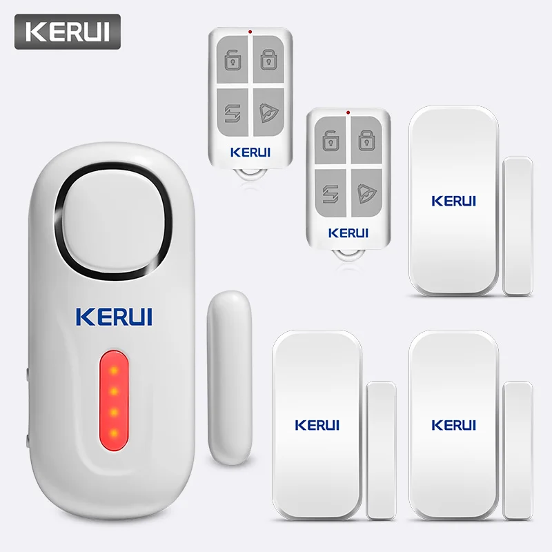 Kerui 120db Wireless Pir Door Window Burglar Alert Sensor Home Security