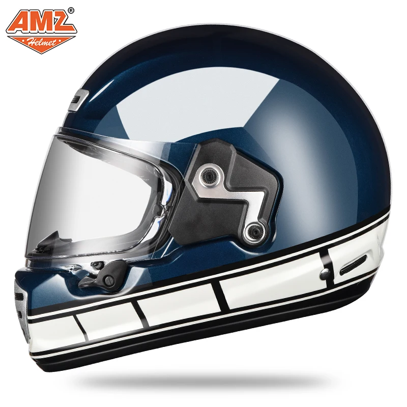 

High strength fiberglass American full face helmet, For Harley motorcycle and cruise motorcycle protective helmet AMZ 969