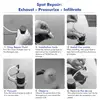 Car Windshield Glass Scratch Repair Kit Windscreen Crack Repair Tool Air Pump Type Vehicle Window Nano Glass Fluid for Car Care 5