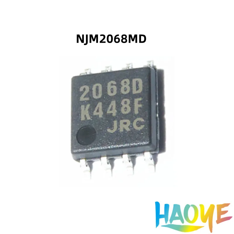 10 Stück JRC2068D DIP8 Operationsverstärker – NJM2068D, 2068D DIP-Gehäuse, 8-Pin, Für Audio- & Signalverarbeitung