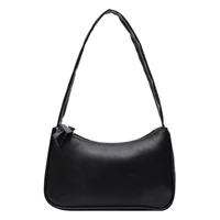 1Pc Retro Forearm Bag Women's Bow Handbag PU Leather Bag For Outdoor shopping - Image 3