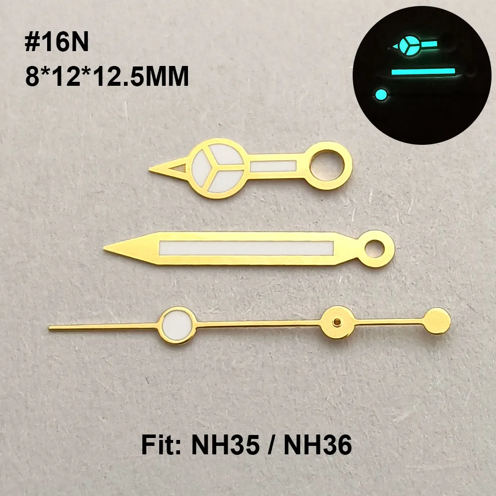 Luminous 12.5mm Watch Hands - Premium Watch Accessories