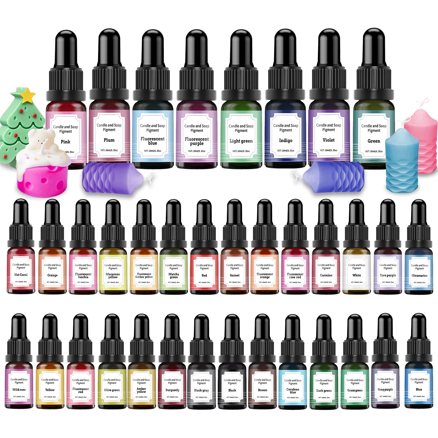 10ml Candle Dyes Liquid Pigment Essence DIY Candle Soap Colorant Handmade Crafts Resin For Craft Making