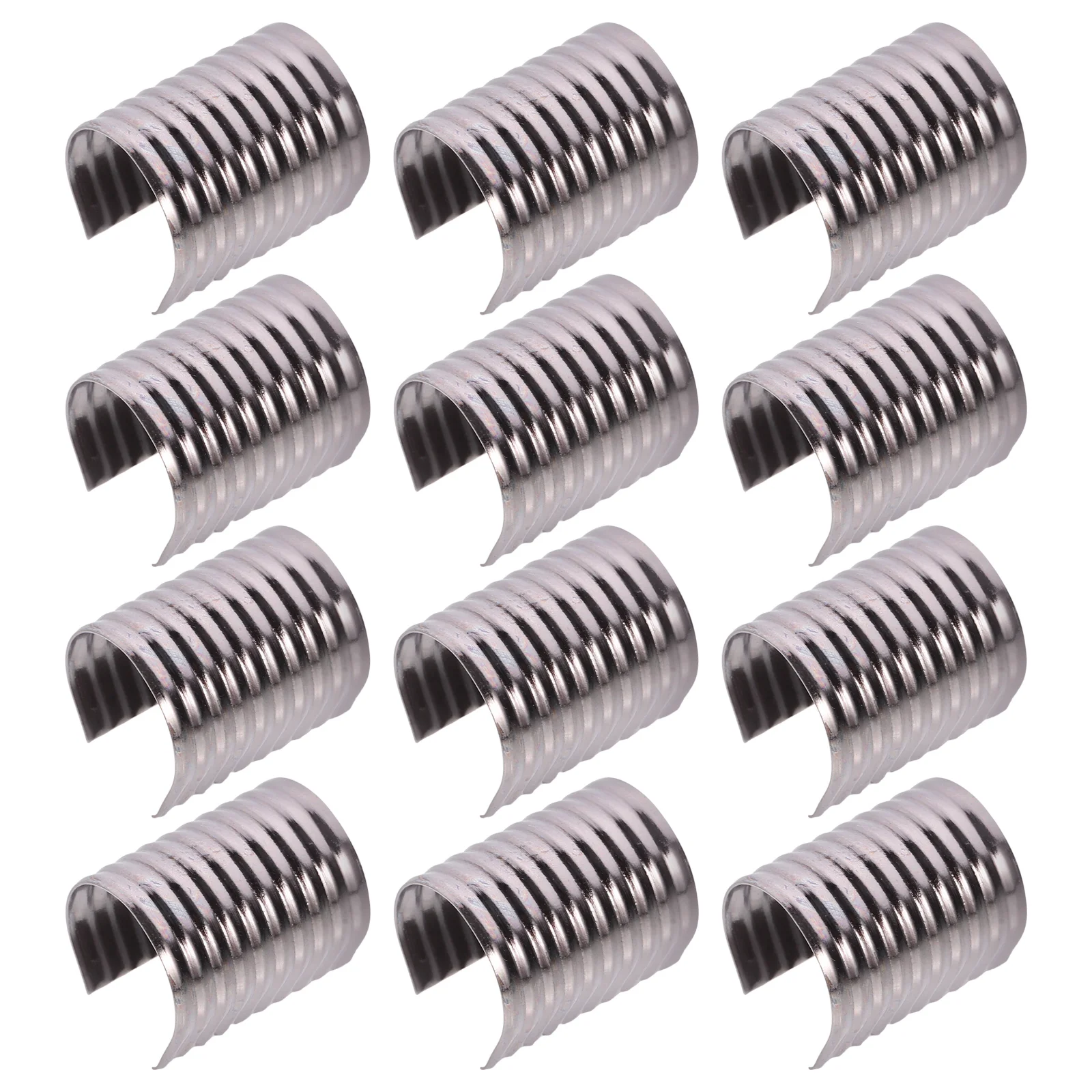 

100 Pcs Rope Clip Buckle Bracelet Clips Crimp Jewelry Making Supply Cord Metal Iron