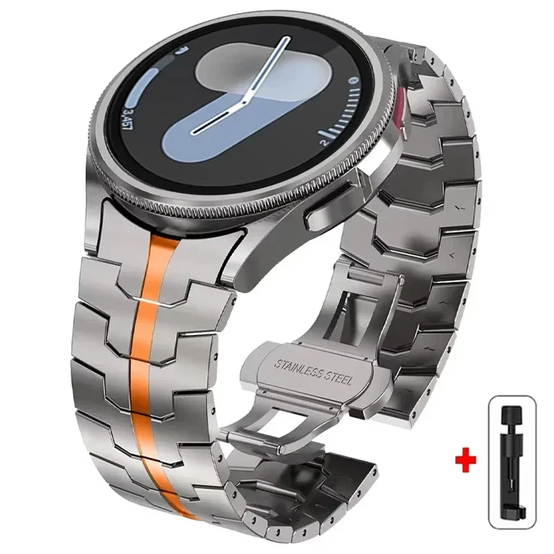 Premium Stainless Steel Watch Strap - No Gaps Design, Quick Release Bracelet