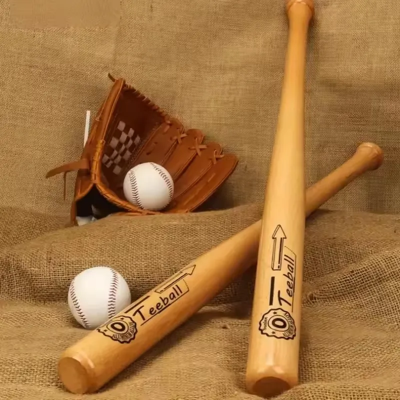 Batte de Baseball professionnelle en bois dur 21-29 pouces, en bois massif, pour l'entraînement sportif, défense de voiture à domicile, auto-défense personnelle
