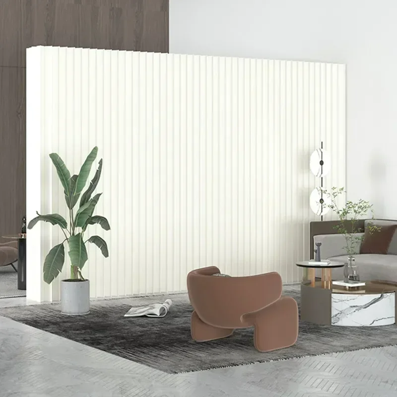 New 2m Height Home Decor White Organ Paper Wall Screen Room Dividers Office Partition Removable Folding Baffle