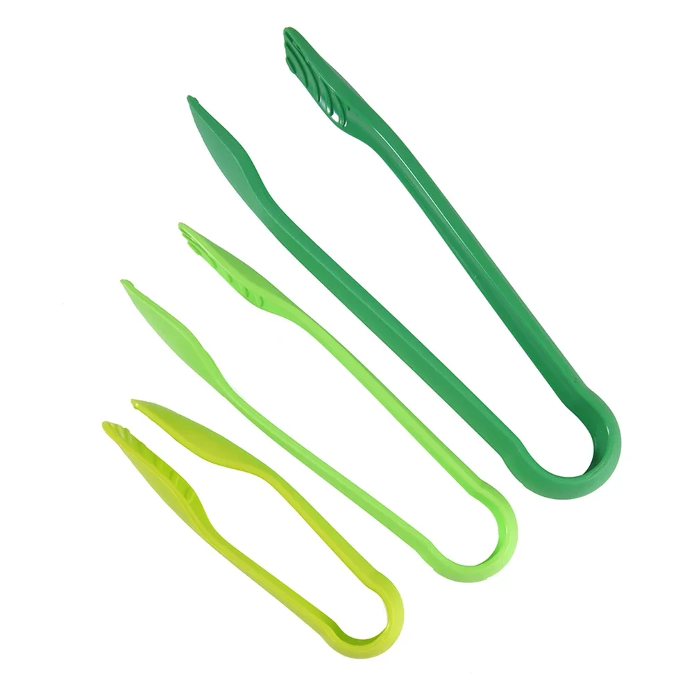 3Pcs Plastic Kitchen Tongs Serving Cooking Tongs for Barbecue Cooking Salad Grilling Frying Kitchen Utensils Utensils