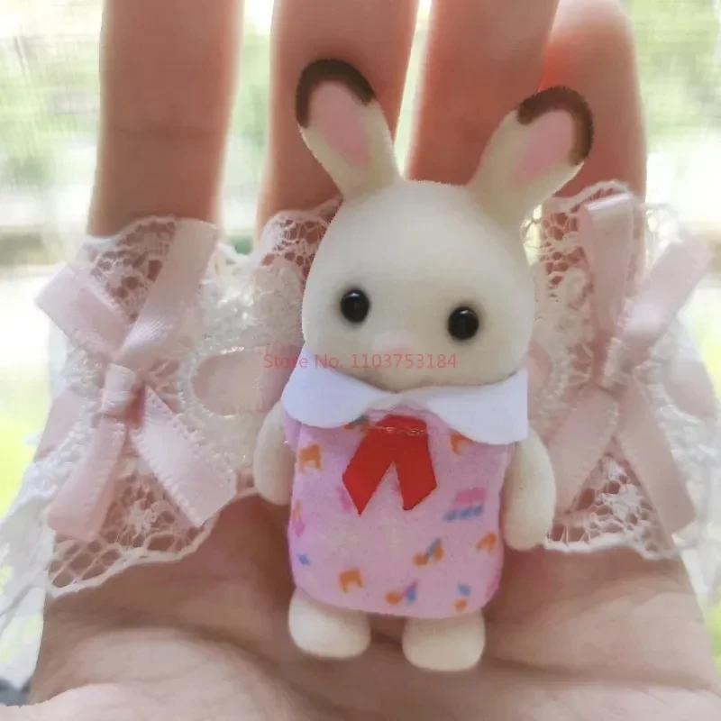 Sylvanian Families Mini Baby Figures model Toys Doll Kawaii Room Ornaments Collectible Birthday Gifts Children baby doll figures