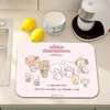 M -Mikko C-Characters Coffee Dish Quick Drying Kitchen Absorbent Drained Placemat For Table Bathroom Kitchen Draining Pads 5