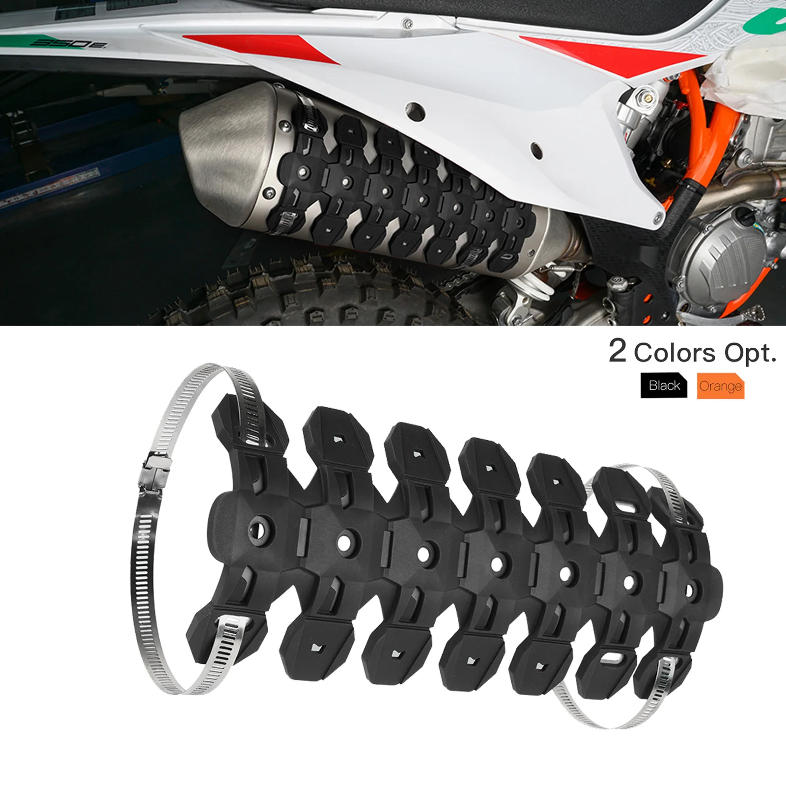 Motorcycle Exhaust Muffler Silencer Protector For KTM EXC EXCF XC XCF SX SXF XCW XCFW TPI Six