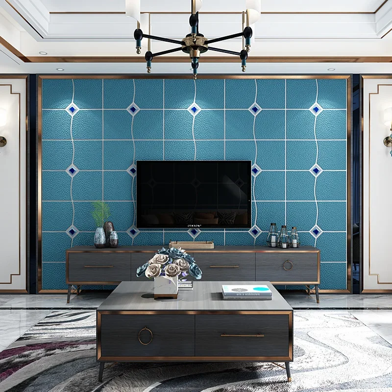 

Новинка 2023, мягкий бархатный 3D-чехол из оленьей кожи со стразами для фона телевизора, гостиной, спальни