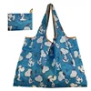 Snoopy Thick Large Tote ECO Reusable Portable Cartoon Shoulder Women's Handbags Waterproof Folding Pouch Shopping Bag Foldable 6