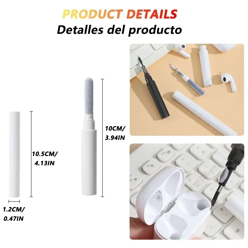 Multi-Function Cleaning Tool Kit for Wireless Earbuds and Bluetooth Headphones
