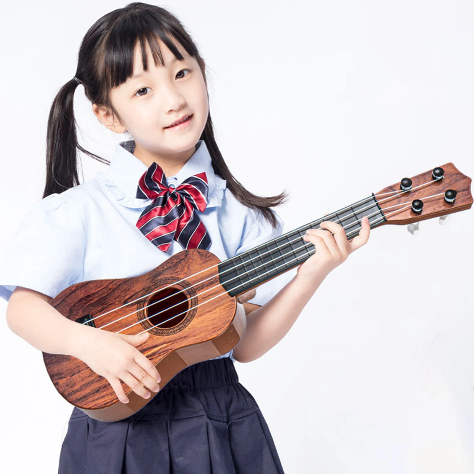 Simulation Ukulele Guitar Early Learning Educational Toy Mini Children Guitar for Aged 3+ Party Birthday Favors Beginners ukulele set