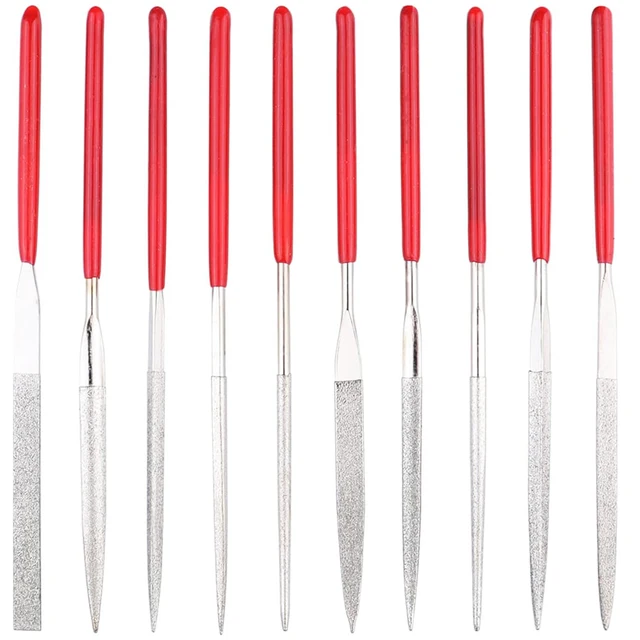 New 10Pcs Diamond Needle File Set For Jewelry Metal Wood Ceramic Glass Stone Craft Sharping Working Hand Carving Tool 1
