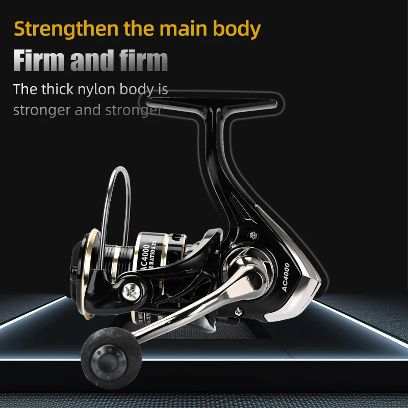 Spinning Fishing Reels Max Drag 8KG for Fishing AC3000 4000 5000 Reel Metal Spool Handle Sea Jig Carp Fishing Coil Wheel