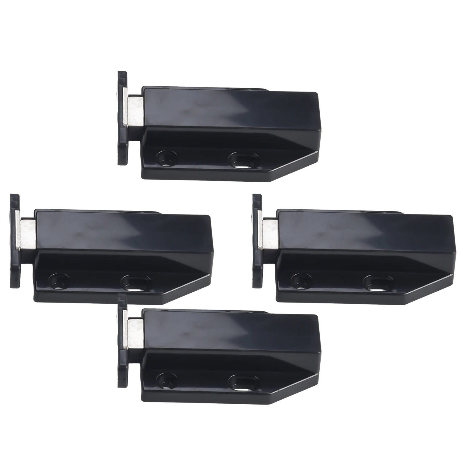 

4pcs Cabinet Catch Self-locking Handle-free Spring Cabinet Suction Cabinet Wardrobe Door Stopper Heavy Duty Latch Rebounder