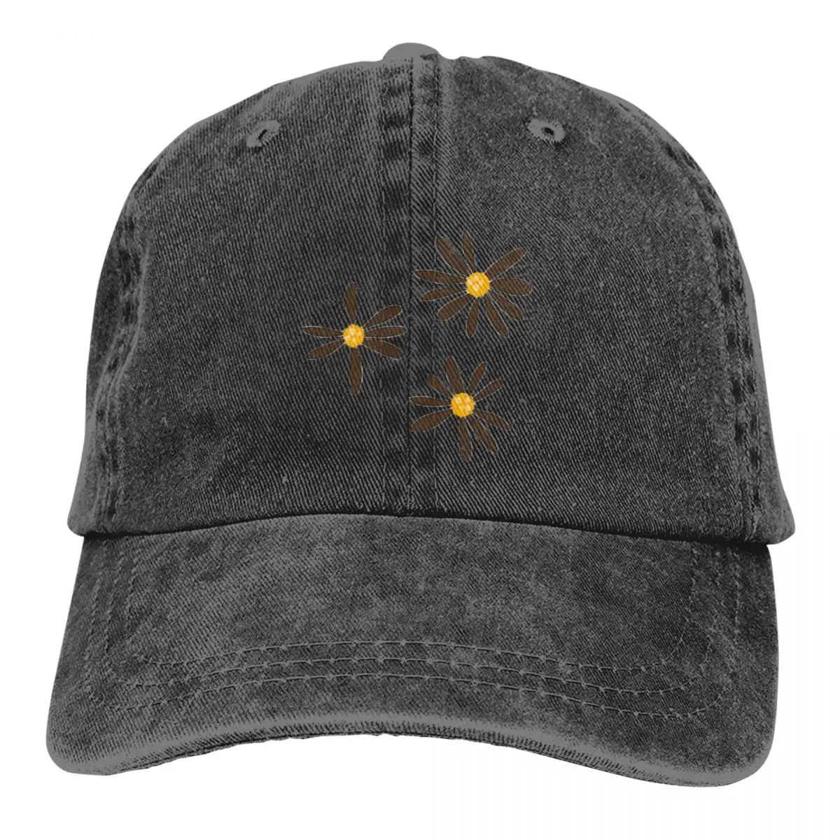 

Summer Cap Sun Visor Blossoms Hip Hop Caps Flower Cowboy Hat Peaked Hats