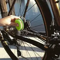 Lubrificateur de chaîne de vélo, 1 pièce, nettoyage de rouleaux d'huile, outil d'entretien de vélo, accessoires de cyclisme portables 4