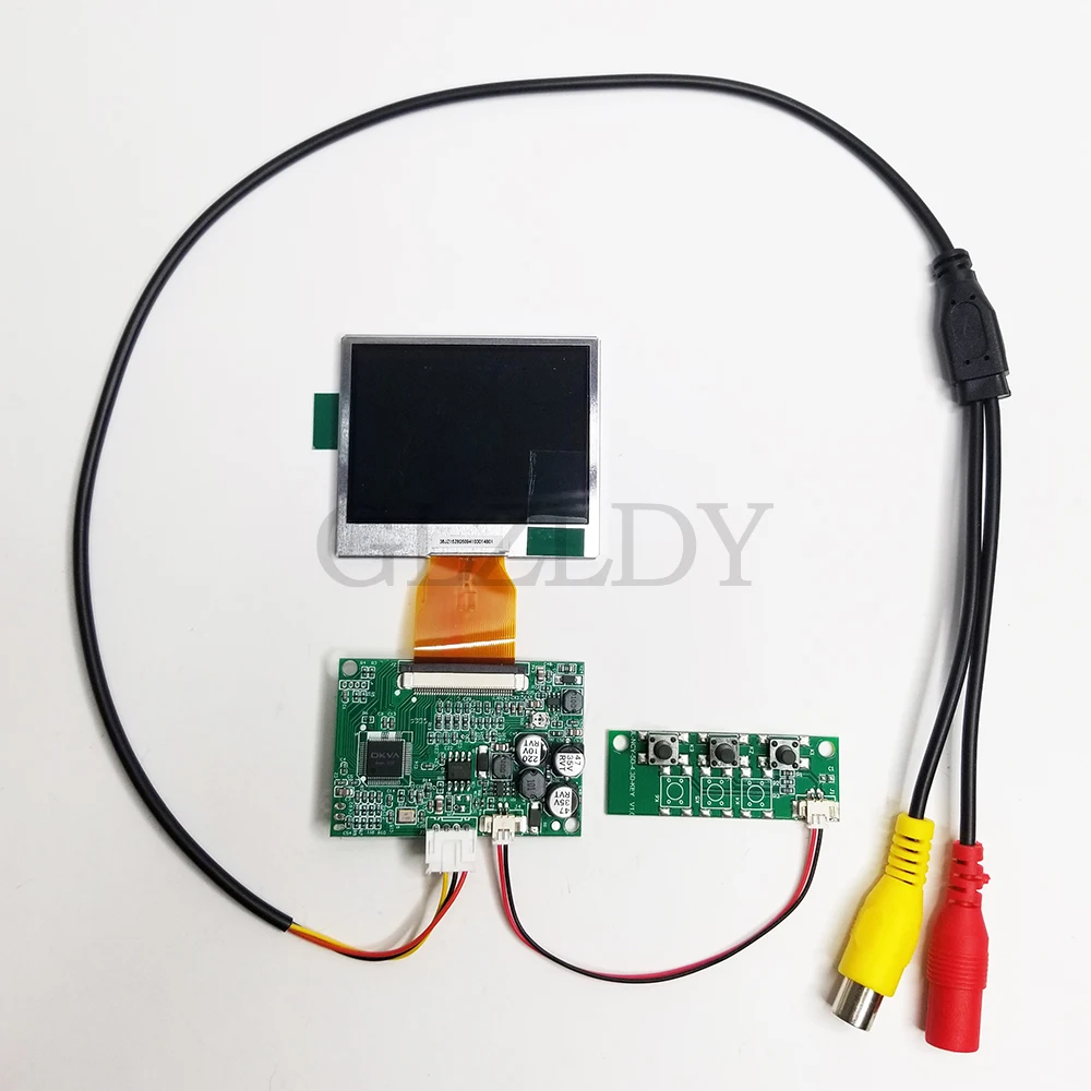 Écran TFT LCD 2.4 pouces A024CN02 480x234 NTSC/PAL pour drone FPV caméra CCTV
