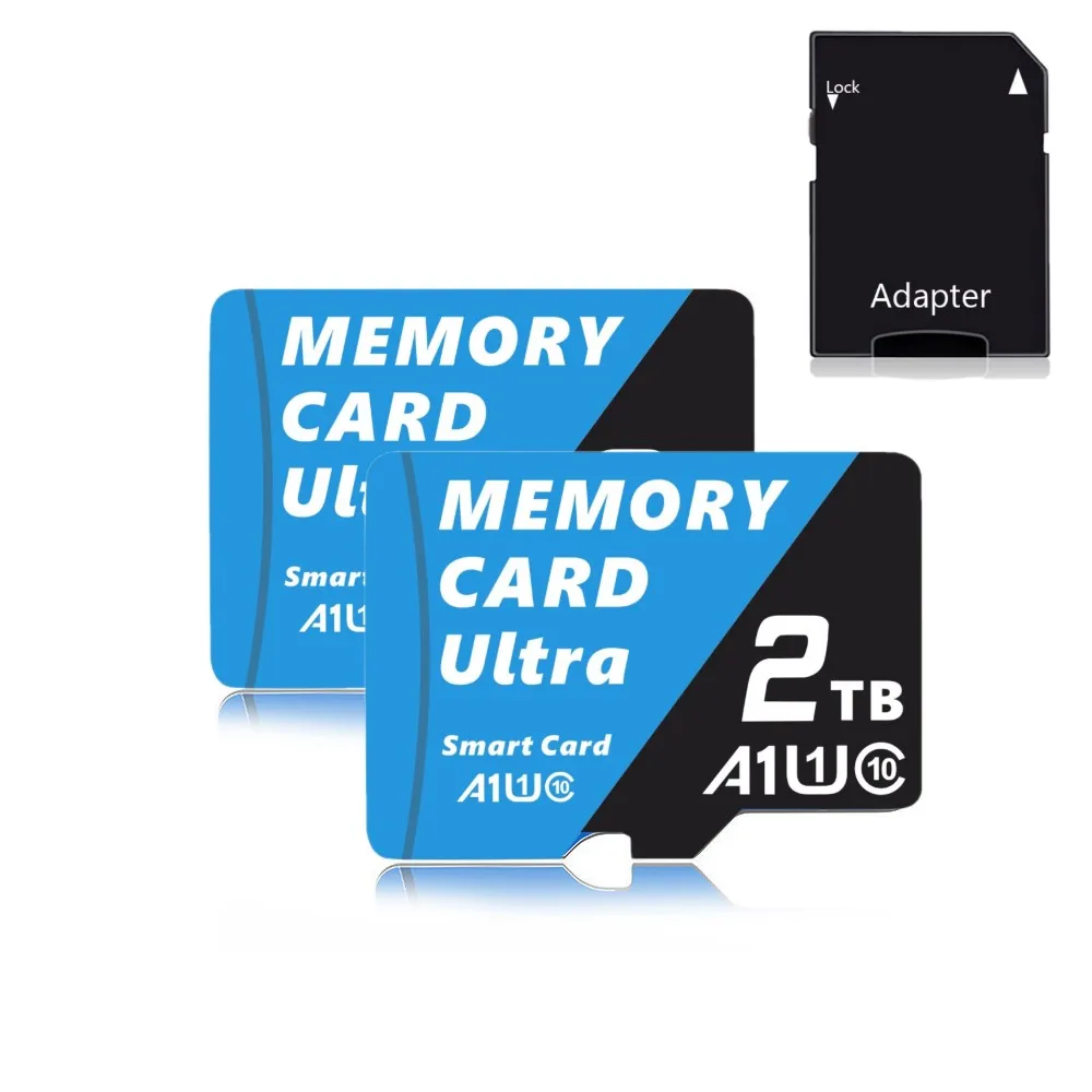 대용량 마이크로 SD 카드, 2TB 메모리 카드, 2TB 플래시 메모리 카드, 2TB TF 카드, 2TB 전화 메모리 카드, 10 개