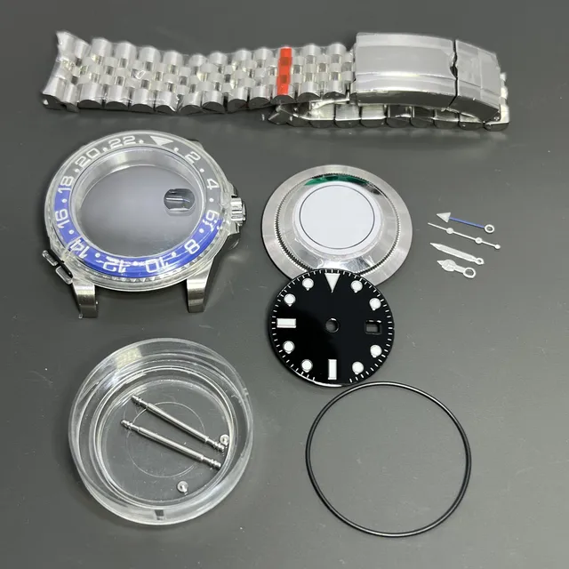 Assemble Watch Case Set for Seagull ETA 28362 3285 3186 GMT Movement