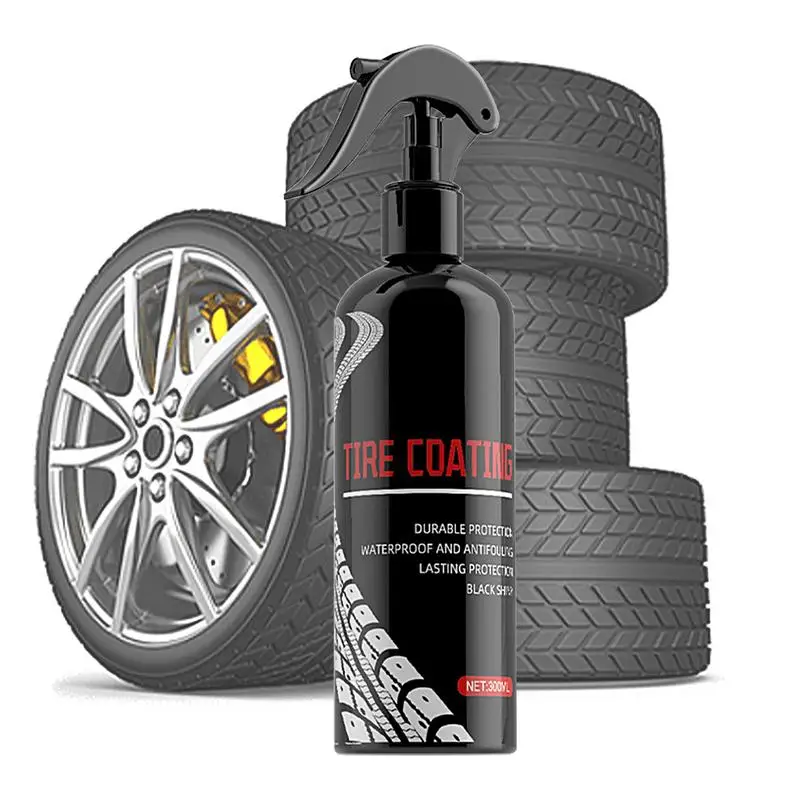 

Tire Shine Spray Coating Tire Shine Spray For Glossy And Durable Tire Coating Tire Dressing With Long Lasting UV Protection And