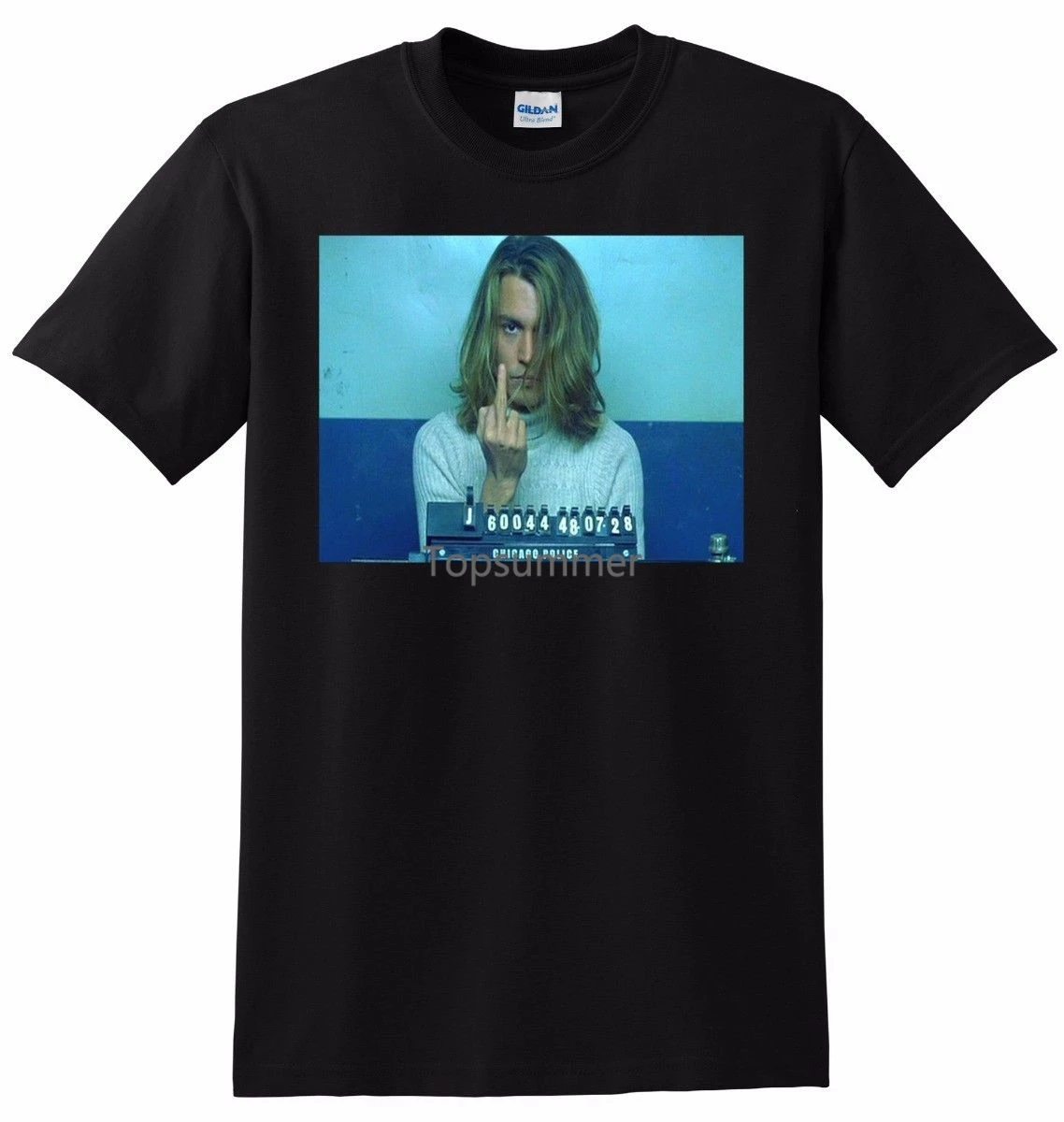 Blow T Shirt Johnny Depp Mugshot George Ju Small Medium Large O Xl