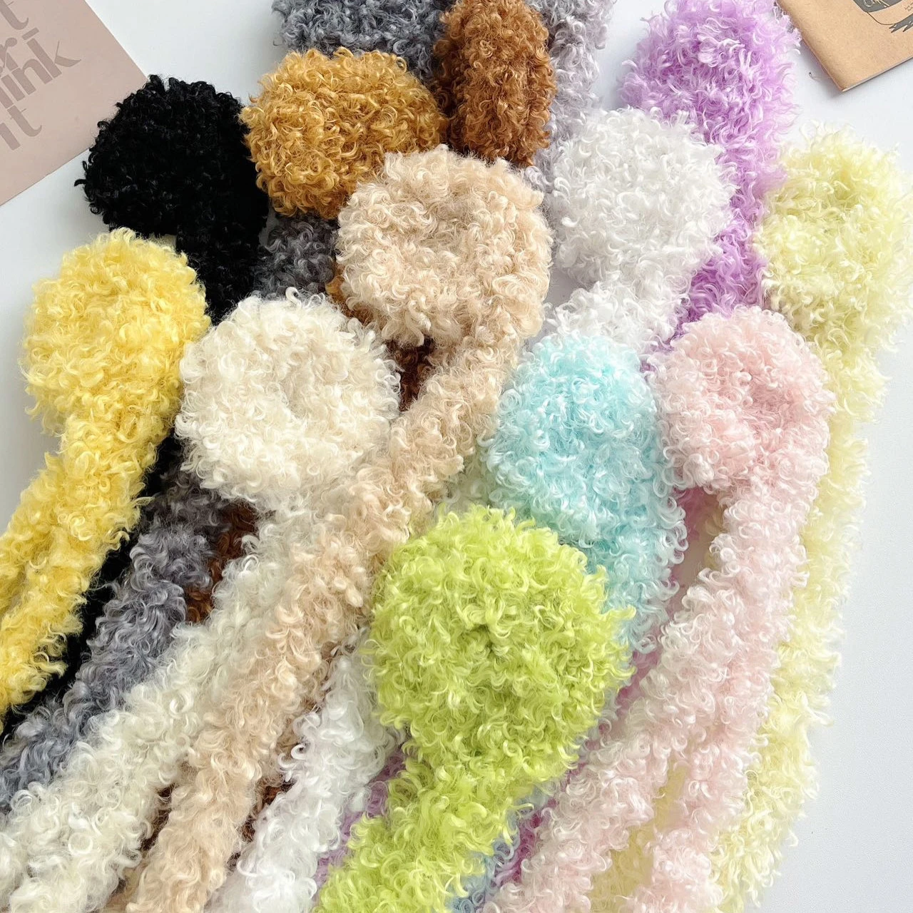 Doll Handmade Accessories Craft Toys 20mm Curly Hair Plush
