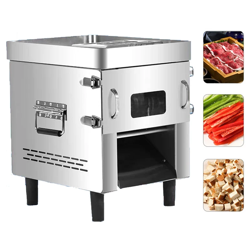 

Electric Meat Cutter Machine Pull-out Blade Meat Shred Slicer Dicing Machine Commercial Meat Cutting Machine 850W