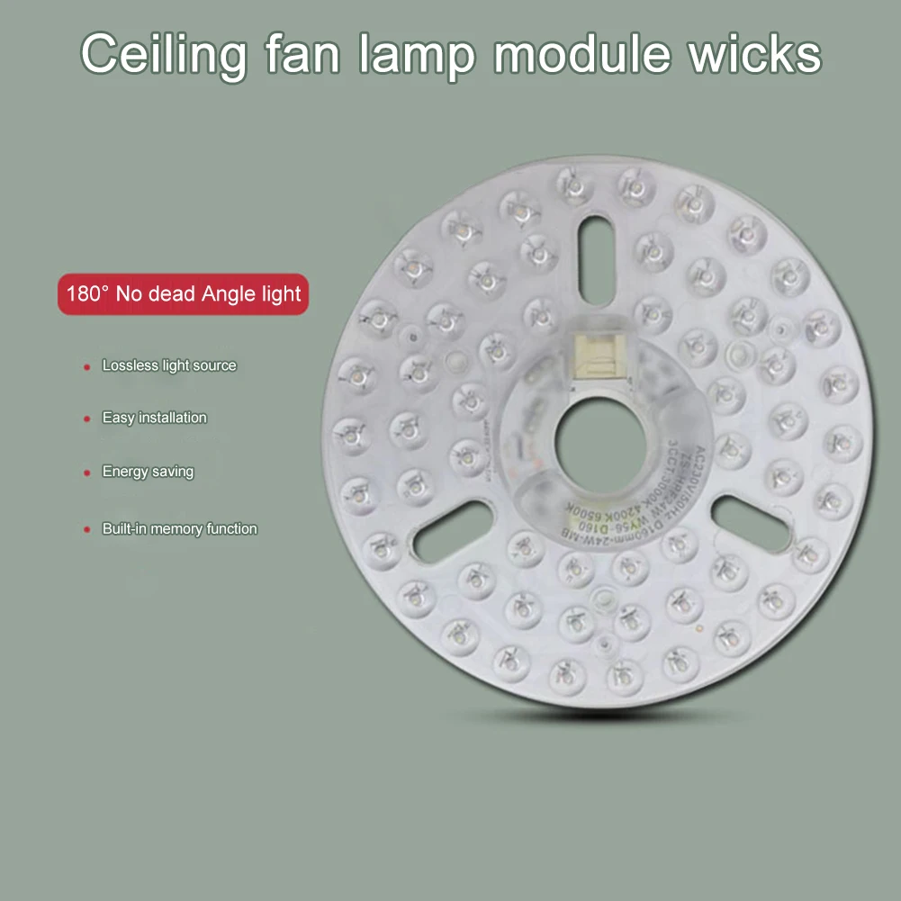 Dimmable Ceiling Fan Light Retrofit Kit with Adjustable Color Temperature