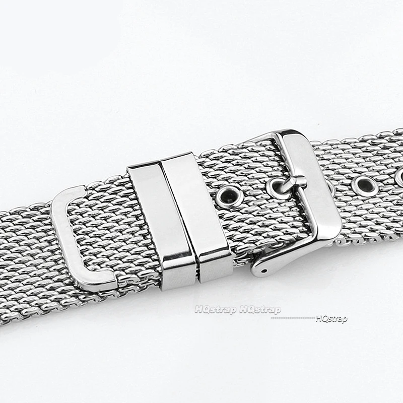 Cinturino Magnetico Milanese Per Orologio, Acciaio Inox, Larghezze 18-20-22mm, Sostituzione Anello
