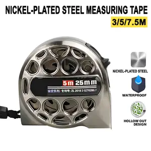 7.5M/25FT Stainless Steel Measuring Tape, Metric Hollow Measure Tapes  Measure Anti-Rust Corrosion-Resistant Waterproof for Lndustry Home  Collection : : Home & Kitchen