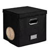 Vinyl Record Storage Box for up to 50+ 12-Inch Albums, Records Crate, LP Album Storage, Fabric Storage Boxes with Lids 5